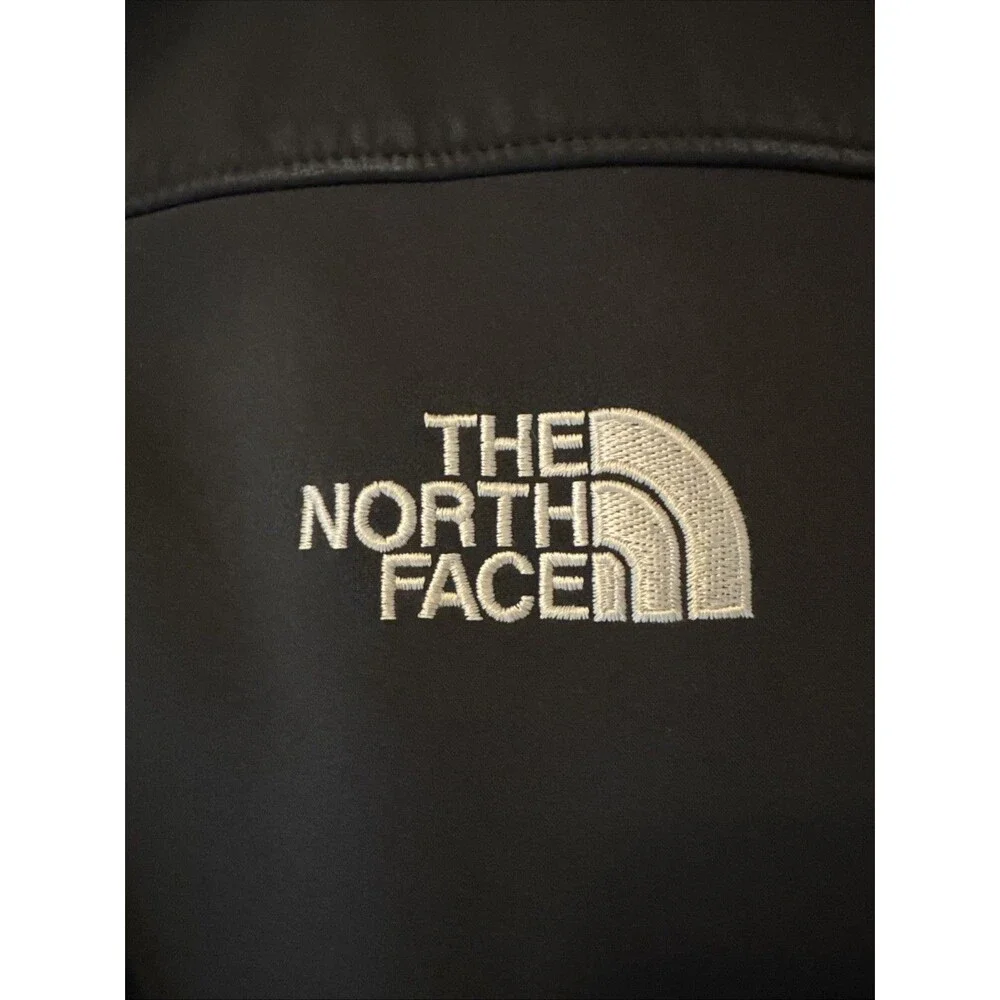 The North Face Mens Sz L Apex Bionic Softshell Black Jacket Vintage